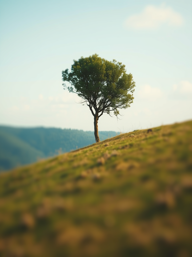 AI or a nice tree on a hill